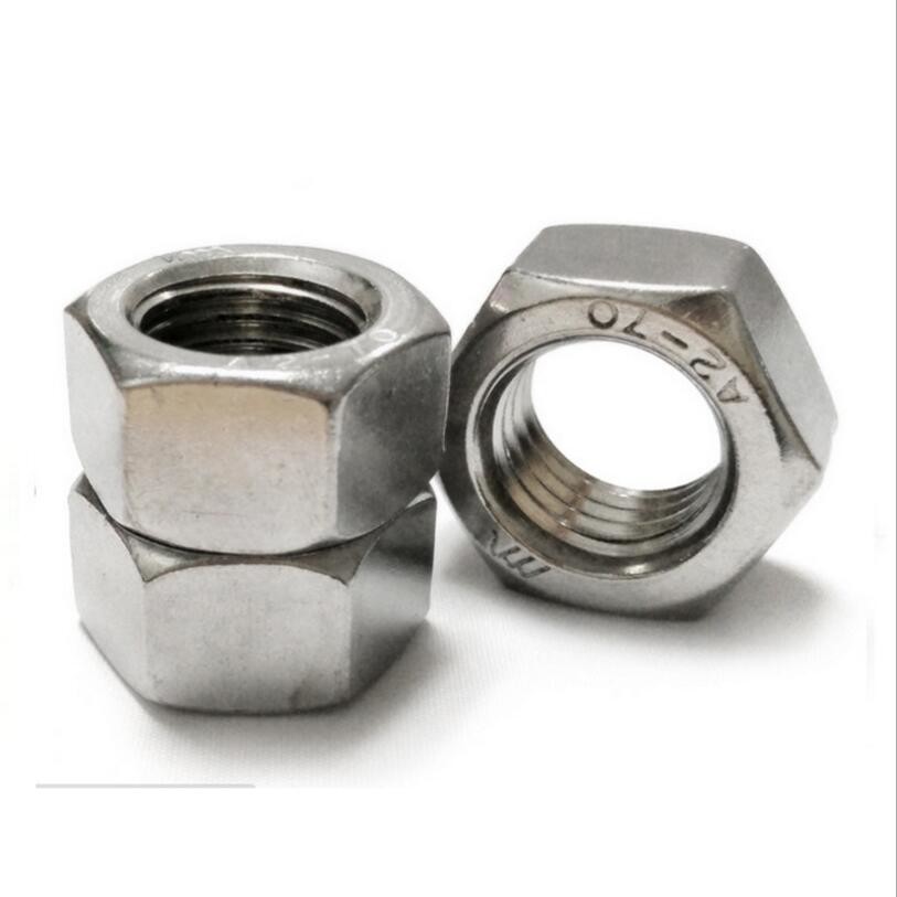 Cheap M8 M10 M12 Stainless Steel Galvanized Hex Nut Large Fastening Force Long Life wholesale