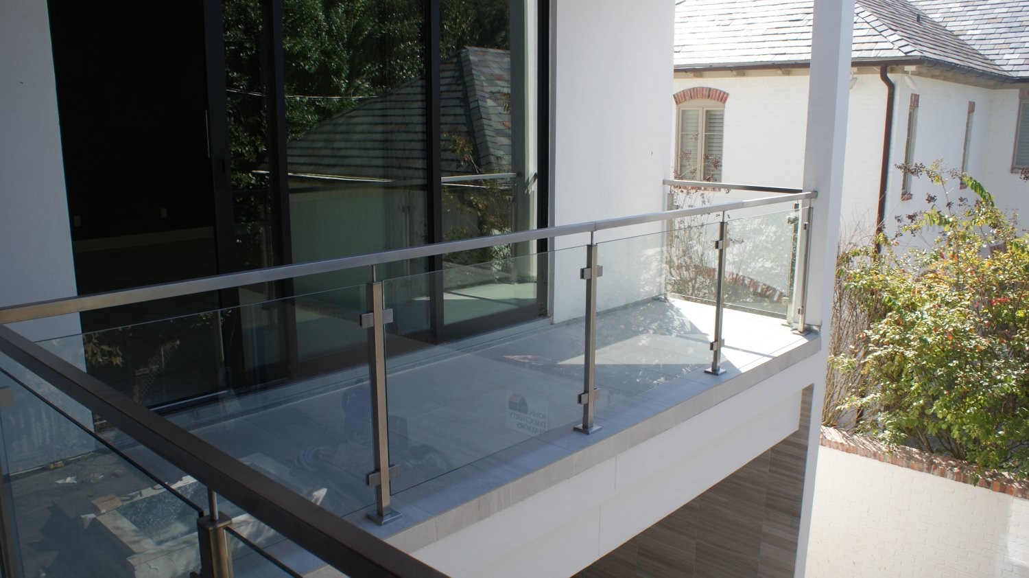 Cheap Glass Railing/ Glass Balustrade with Stainless Steel Post for Balcony Design wholesale