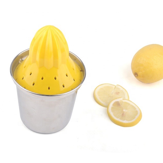 Cheap Food grade high capacity stainless steel and plastic lemon squeezer press wholesale