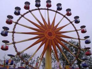 Cheap Flower Cabins Design Amusement Park Ferris Wheel Driven By Electric Control System wholesale