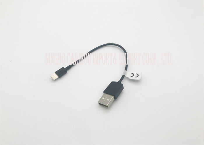22 Cm Length Mini Iphone Data Cable / Apple Iphone 5 Charger Cable PVC Outside for sale