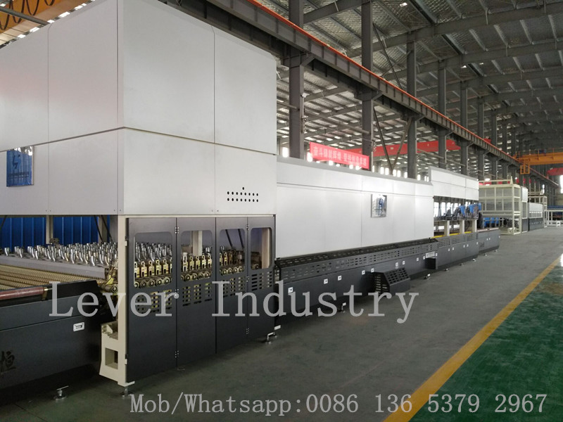 LV-TFB Series Bi-directional Flat / Bending Glass Tempering furnace with Convection for sale