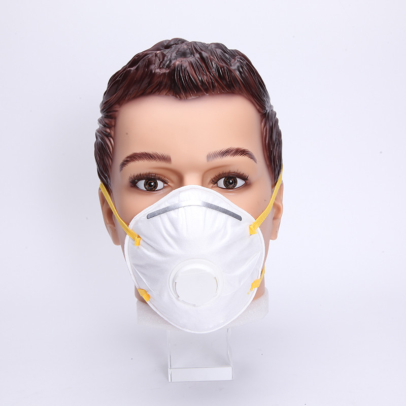 Cheap Waterproof Dust Disposable Non Woven Face Mask With Valve Folding KN95 wholesale