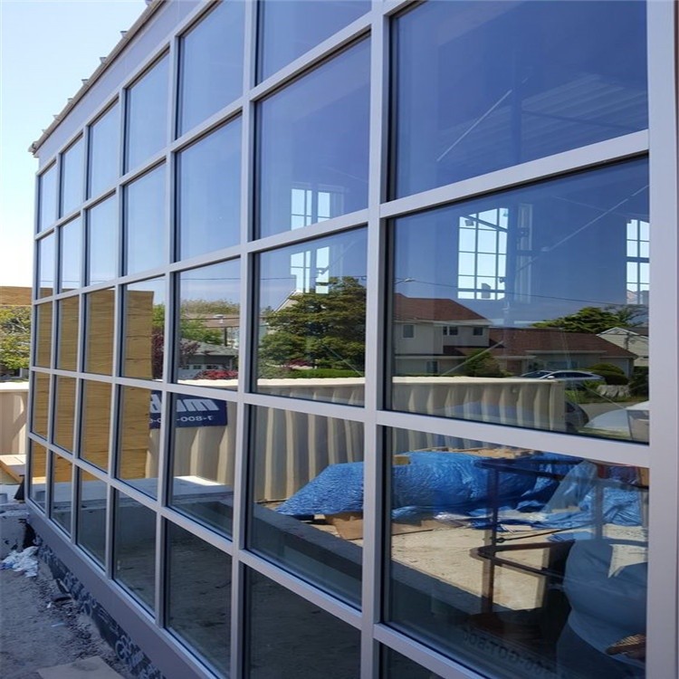Cheap KLUK Steel Frame Aluminum Curtain Walls Double Glass Lightning Protection wholesale