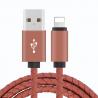 Leather Braided USB Cable, USB A to Lightning Cable / Type C Cable / Micro USB Cable, Fast Charging and Data Sync Type C for sale