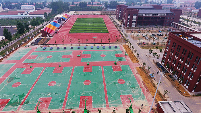 Cheap 4mm Thickness Athletic PU Sports Flooring Basketball Court wholesale