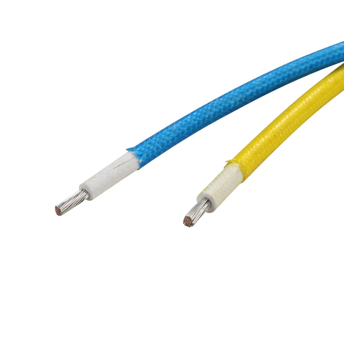 China Fiberglass Braided Electrical Cable silicone insulation wire Heat Proof for sale