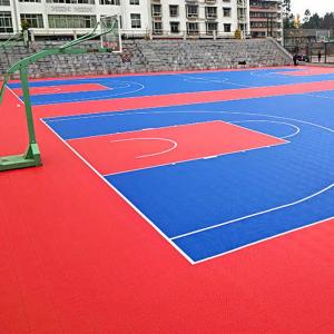 Cheap High Strength Outdoor Contest Interlock Tiles For Basketball Court wholesale