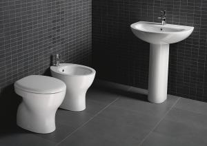 China D4015 Single Hole bathroom vanity units stand Pedestal Wash hand washing basin on sale