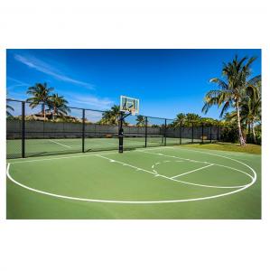 Cheap Fadeless Elastic Layer Futsal Basketball Court PU Sports Flooring wholesale