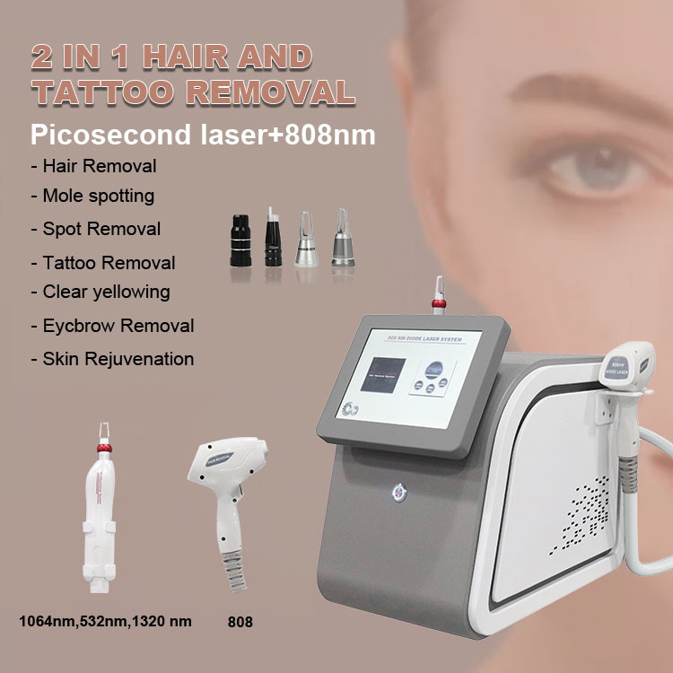 China Carbon Peeling DPL Laser Machine 808nm Picosecond  Water Cooled Touch Screen on sale