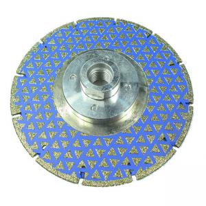 China 115mm 125mm Electroplating Concrete Cutting Diamond Disc For Circular Saw on sale