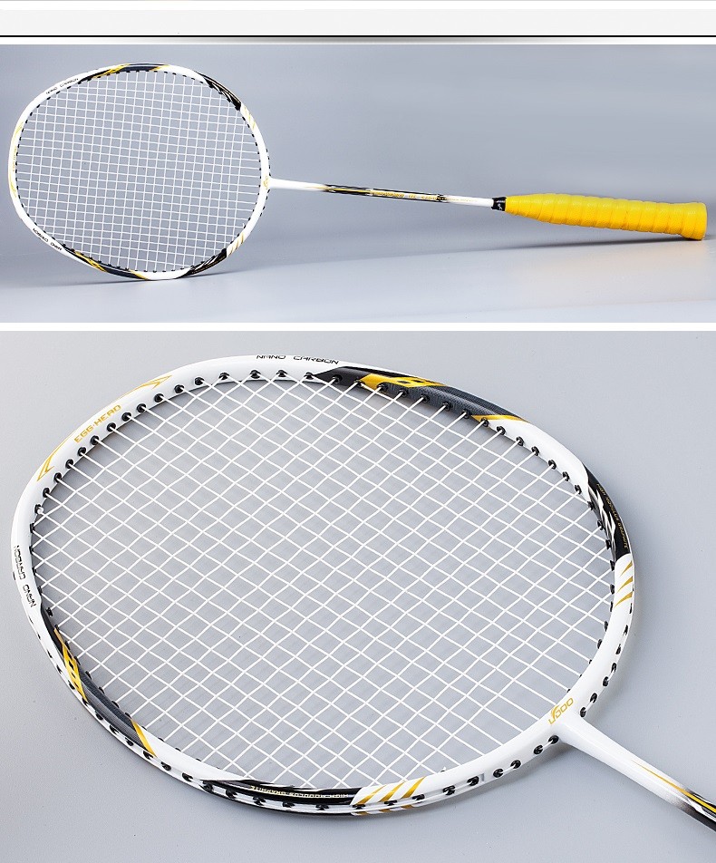 China 4U,675mm, suitable for different players, high modulus graphite badminton racket on sale