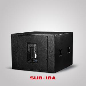 Buy cheap 18inch Active Subwoofer Wooden Dj Bass Speaker Cabinet Sound System Box SUB-18A from wholesalers