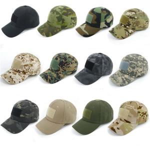 Cheap Tactical Embroidery Patch Trucker Cap Operator with USA Flag Camouflage Hoop Loop Closure Mesh Baseball Cap wholesale