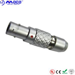 Cheap Small 0B 7 Pin Round Connector , FGG Male Self Locking Lemo Type Connector wholesale