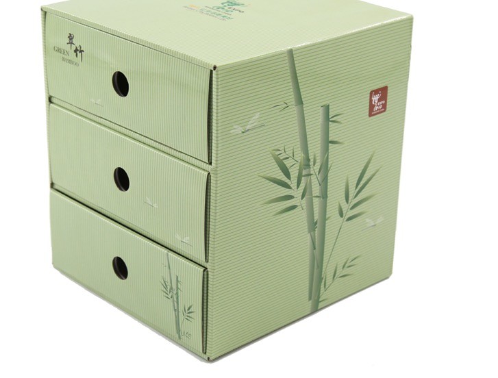 Cheap Custom Printed Packaging Boxes Drawer cabinet paper box for storage wholesale