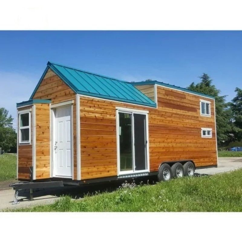 Cheap 2 Story Prefabricated Light Steel Srtucture Tiny House On Wheels wholesale