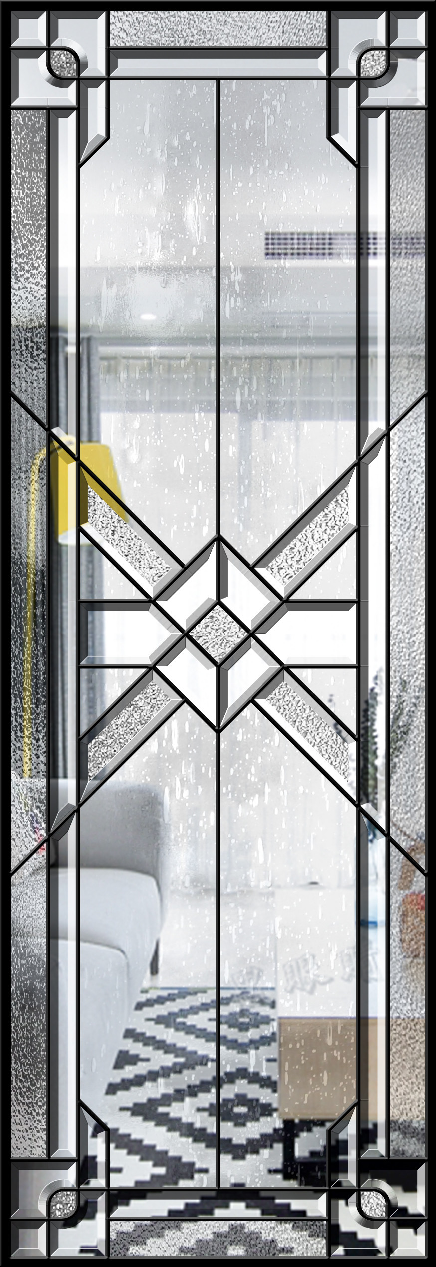 Contemporary IGCC IGMA Stained Decorative Panel Glass for sale