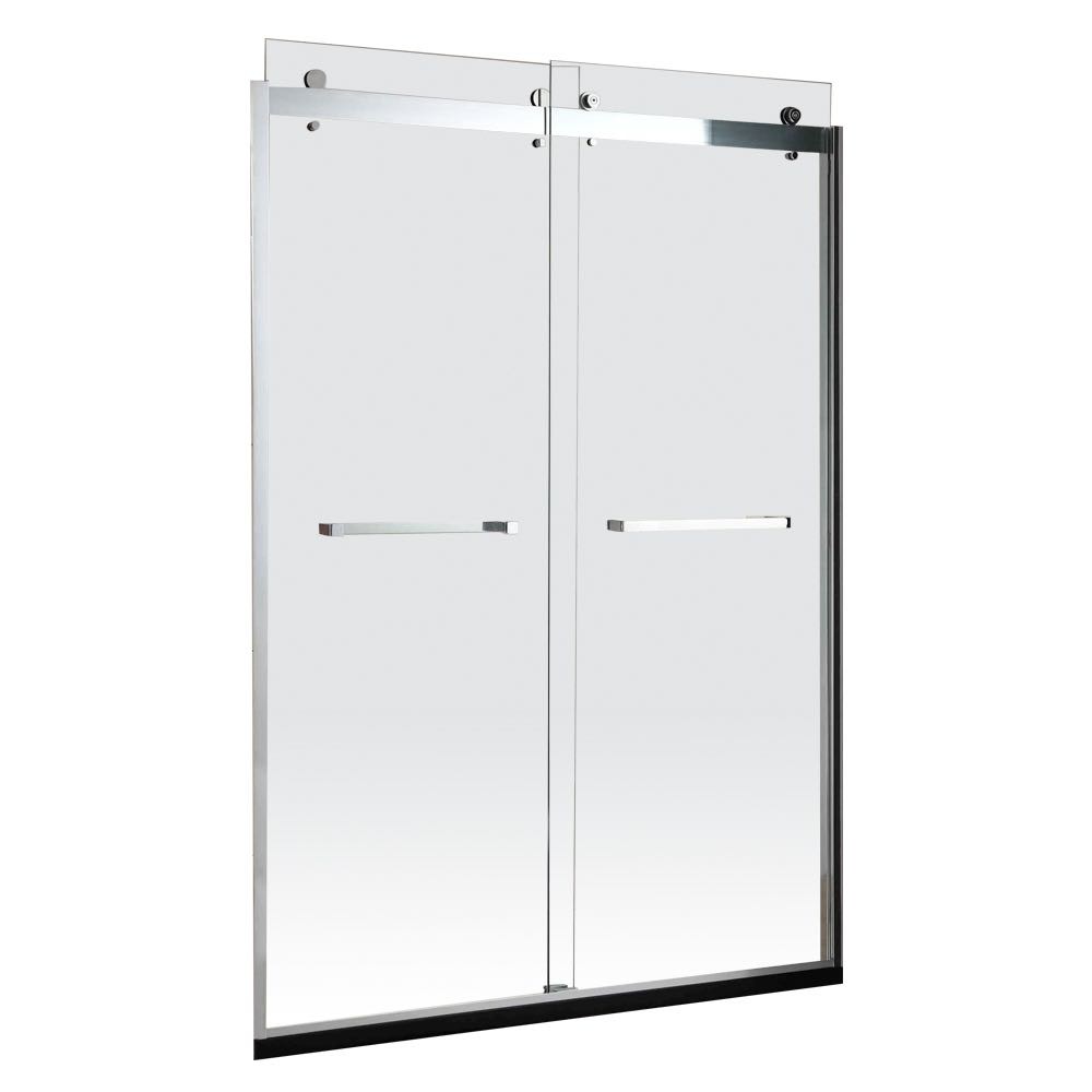 Cheap Collision Avoidance Design Aluminum Bathroom Doors Frosted Glass ISO9001 wholesale