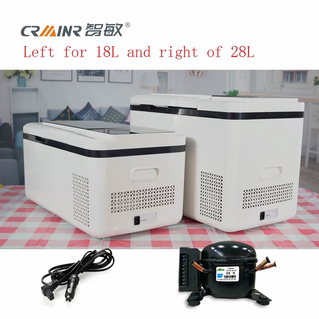 Cheap LCD Touch Screen Mini Electric Cool Box , Mini Portable Cooler For Car wholesale