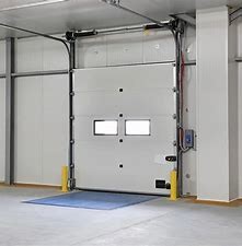 Cheap PU Foam Sectional Standard Lift Industrial Door With Visual Window wholesale