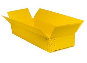 Cheap factory made recycled plastic pp coroplast coreflute corrugated fold box wholesale