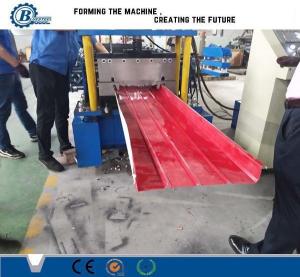 China 18 Stations Bemo Roof Panel Roll Forming Machine For Aluminium Tapered Sheet on sale