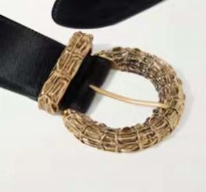Cheap Circle Chain Pin Buckle Double O Ring Metal Accessories For Ladies Belt Shoes Bags Garments wholesale