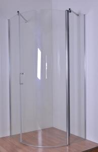 Cheap Single Hinged Door Quadrant Shower Enclosures With Double Fixed Panel wholesale