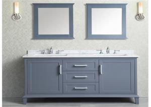 Cheap Prima Customized MDF Vanity With Quartz Stone Countertop / Basin and Faucet wholesale