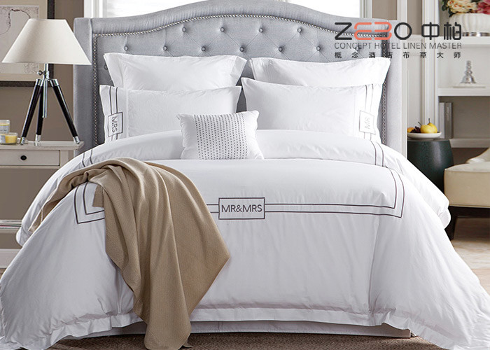 Cheap Creative Embroidery Pattern Hotel Bed Linen Fashionable With Duvet Cover wholesale