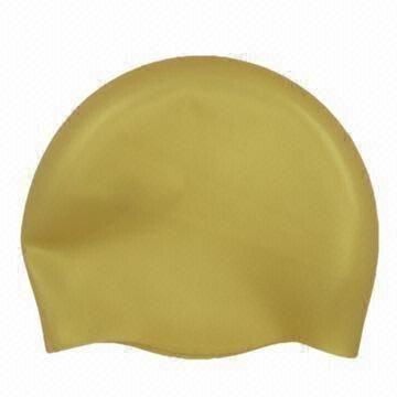 Cheap No Wrinkle Swim Cap, Made of 100% Soft Silicone Material wholesale