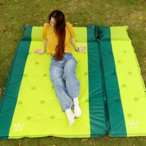 Outdoor Pillow Automatic Inflatable Mattress Wholesale Can Jointed Fold Widen Thicken Outdoor Tent Air Mattresses