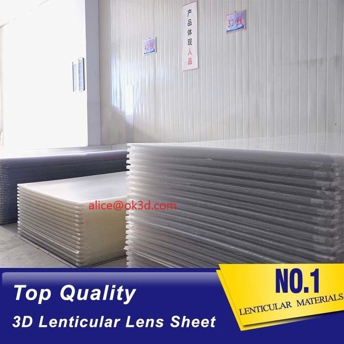 Cheap Big size Lenticular Board 120x240cm  25 lpi 4.1mm thickness lenticular for uv flatbed printer and inkjet print wholesale