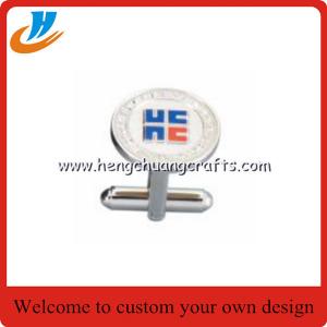 Cheap Soft enamel metal cufflinks,specialized in brass stamping cufflinks wholesale