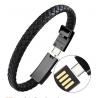 Sync Data Braided Bracelet Usb Cable , Bracelet Charger Cable For Iphone for sale