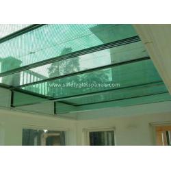 China 12mm Tempered Laminated Glass Panels Fire Proof Guard Against Theft for sale