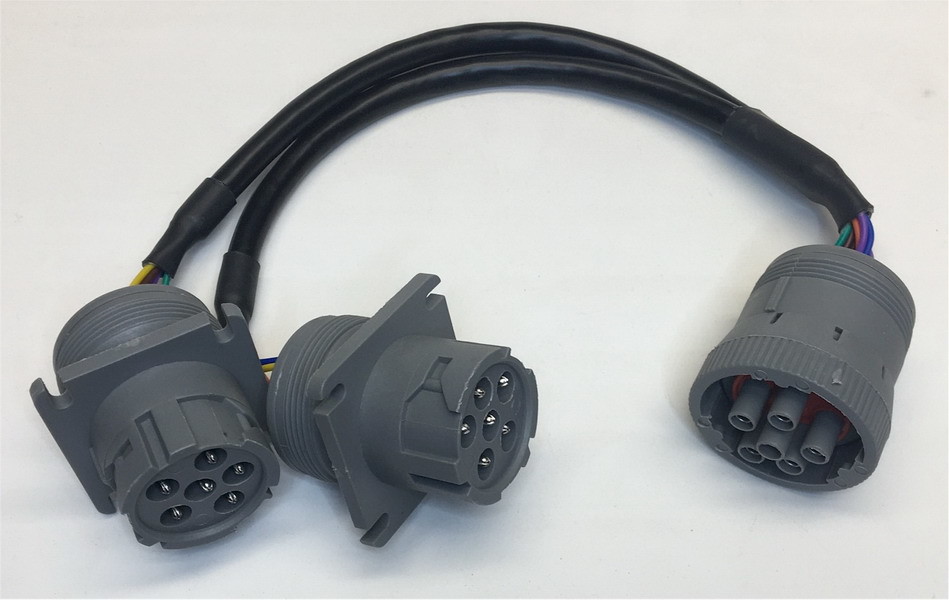 High Precision J1708 Cable , Y Splitter Power Cable For Deutsch Connectors