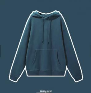 Cheap 22-23 Autumn and winter plus fleece thickened hoodie solid color hoodie pants European and American hoodie suit wholesale