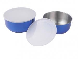 Cheap Wholesale Salad Bowls Stainless Steel Mixing Bowl Crisper with cover wholesale