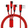 M13 Tangle Free Multi Port USb Cable 1.5m Durable 2 Core Super Compatibility for sale