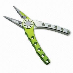 Cheap Aluminum Cutting Tool Fishing Plier with Nice Polish on Surface and Split Ring Tip Function wholesale
