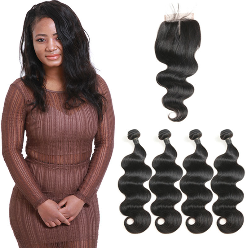 China Non - Remy Brazilian Human Hair Weave Extensions Body Wave OEM Service on sale