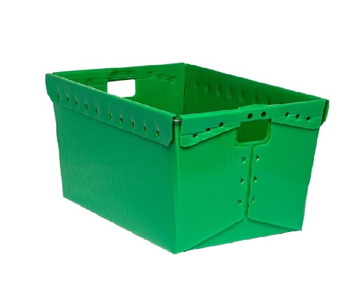 Cheap Conductive Folding Corrugated Plastic Reusable Box Corrugated Plastic Box for Transport wholesale