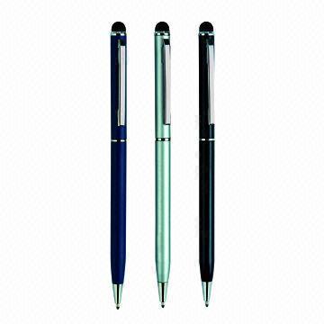 Cheap Stylus Ballpoint Pen, Customized Barrels are Accepted wholesale