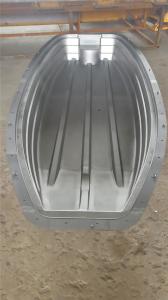LLDPE Rescue Plastic Boat Canoe Rotational Mould Customized