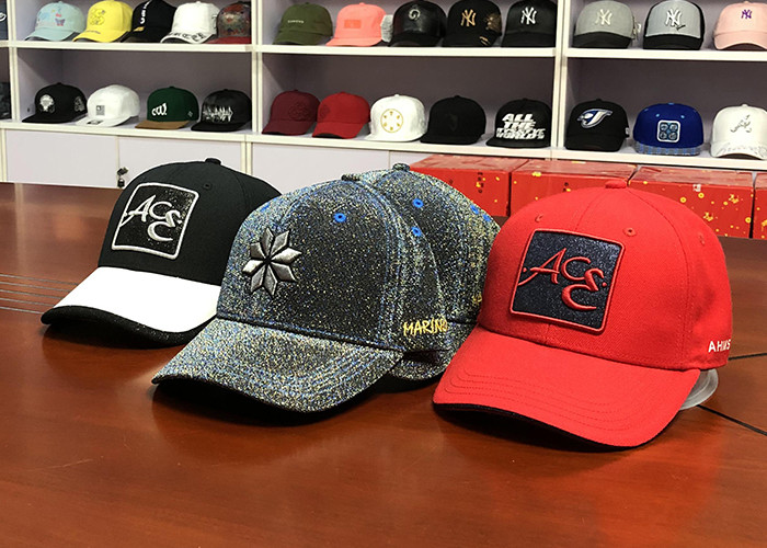Cheap High quality ACE custom design logo and material and color 6panel structured baseball caps hats wholesale