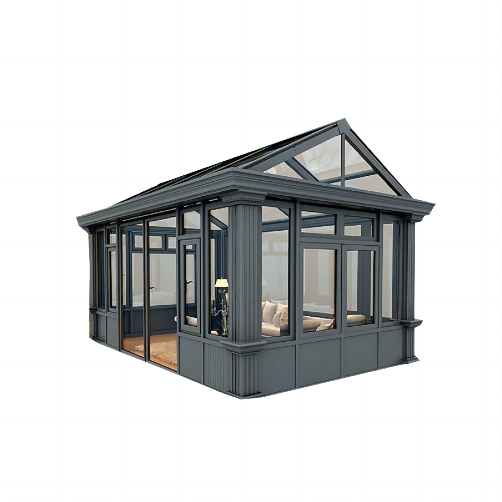 Cheap Aluminum Frame Season Low Energy Outdoor Glass Room Sunrooms & Glass Houses Sun House wholesale
