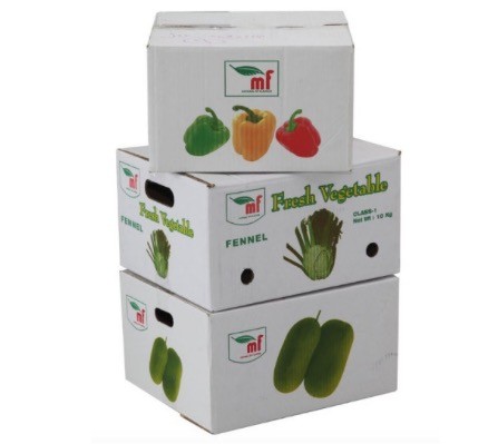 Cheap Corrugated Vegetables Packing Boxes For Fruit Shipping ISO9001 Certification wholesale